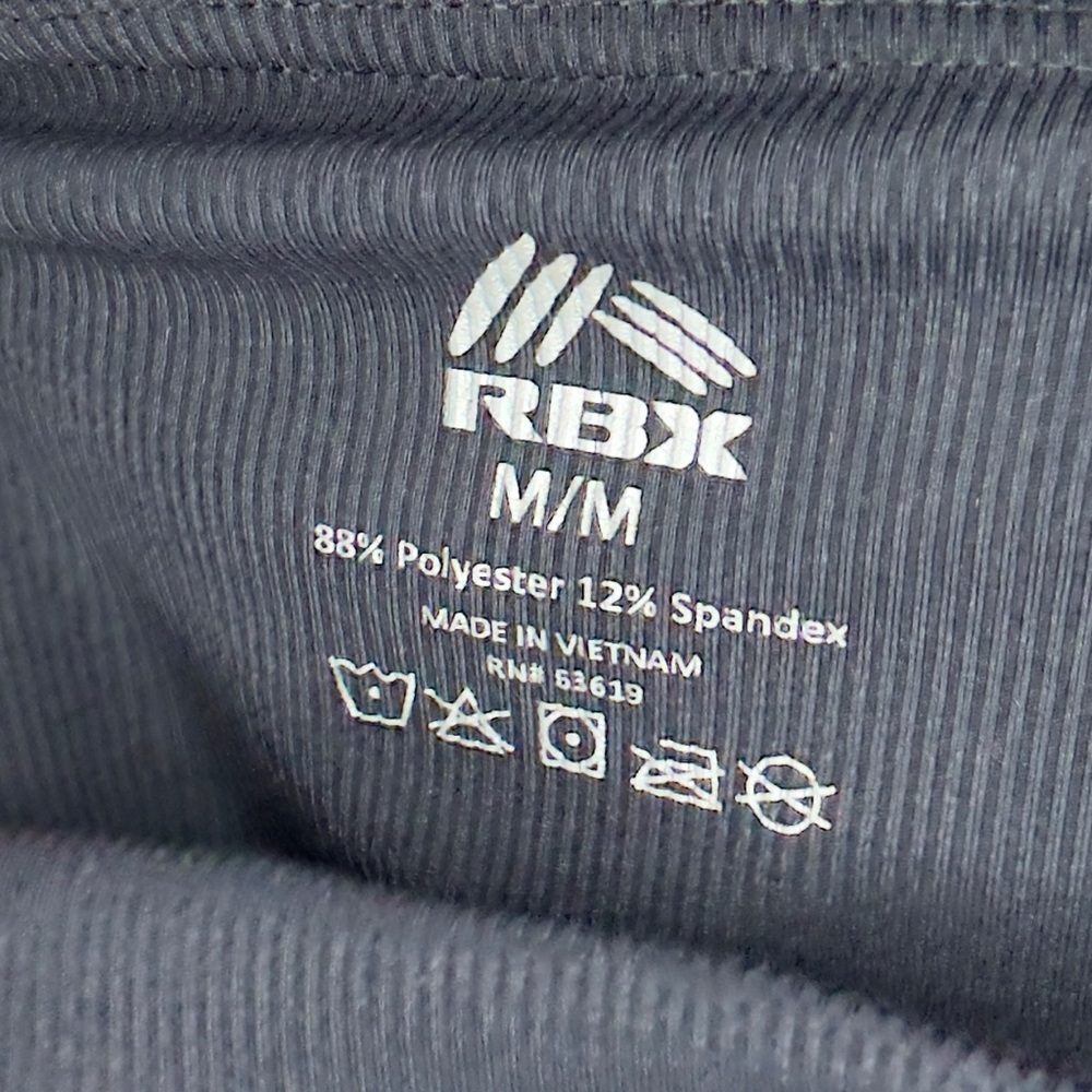 REEBOK Black Ribbed Leggings - Picture 6 of 6